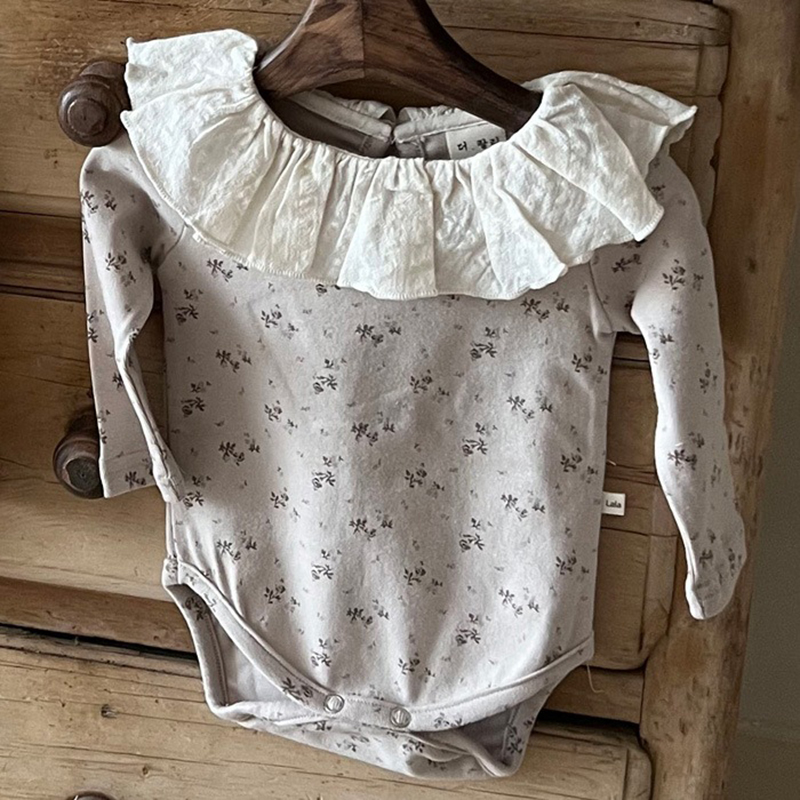 Combinaison à manches longues  - Newborn Baby Girl Romper Floral avis et prix