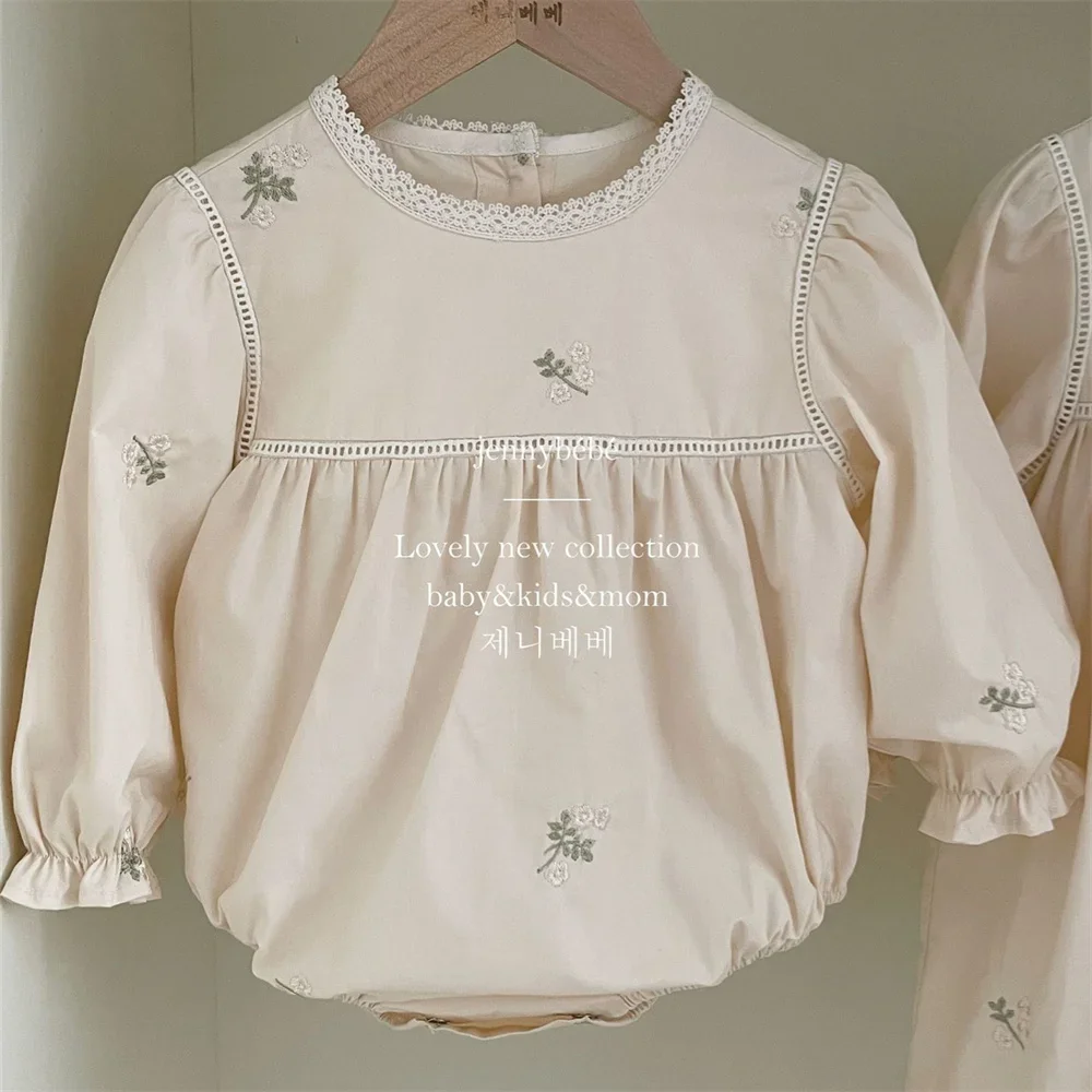 Barboteuse florale brodée pour - Newborn Baby Girl Romper Floral avis et prix