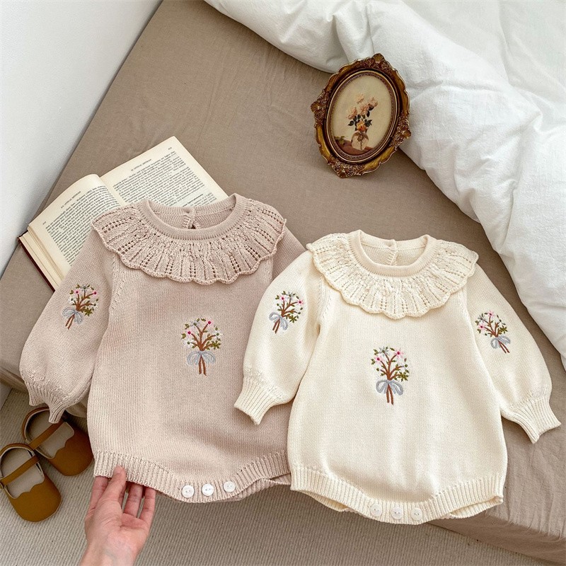 Barboteuse à manches longues p - Newborn Baby Girl Romper Floral avis et prix