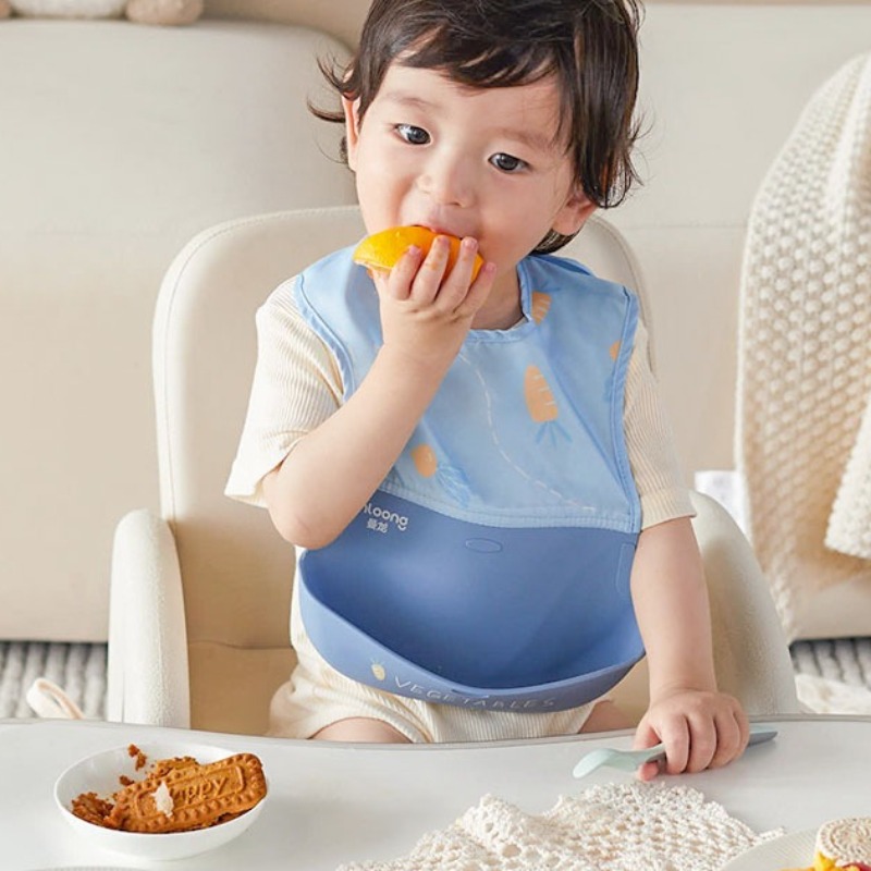 Bavoirs imperméables pour enfa - Waterproof Baby Bibs Silicone avis et prix