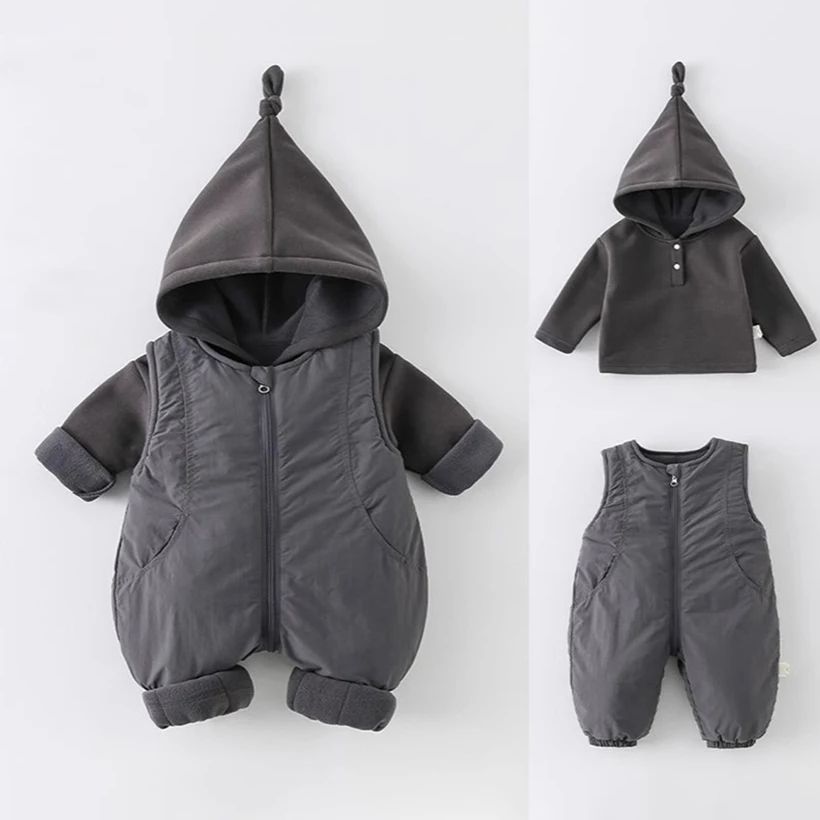 Barboteuse d'hiver en coton ép - Cotton Baby Onesies Zipper avis et prix