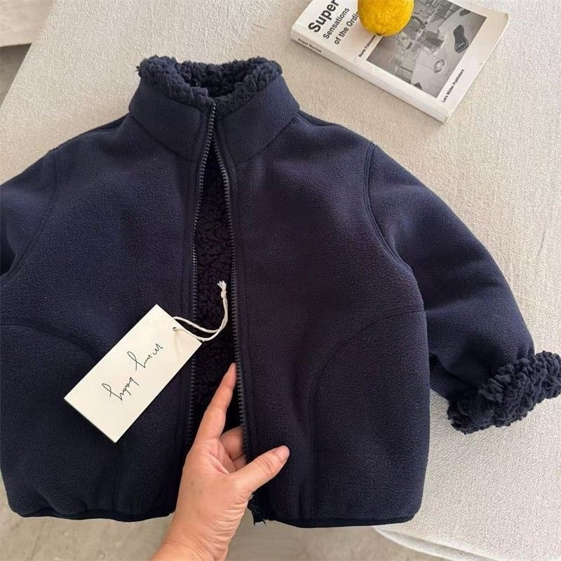Veste en fausse fourrure pour  - Toddler Boy Winter Fleece Jacket avis et prix