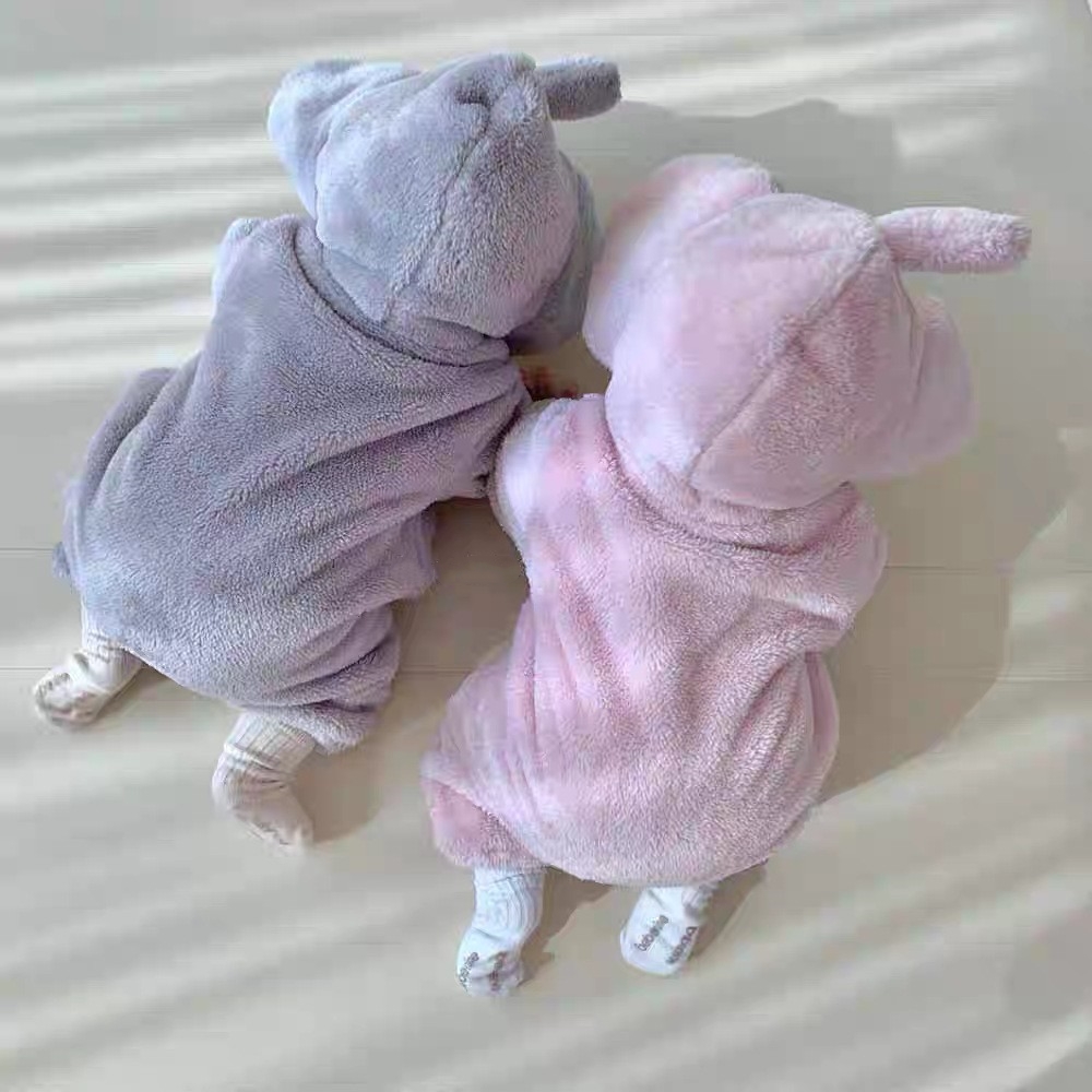 Adorable Combinaison Éléphant  - Cotton Baby Onesies Zipper avis et prix