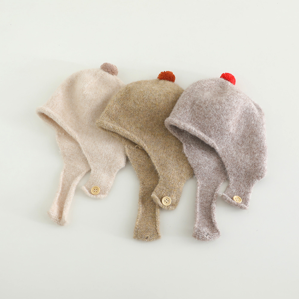 Chapeau tricoté à rabat pour b - Infant Beanie Hat With Ears avis et prix