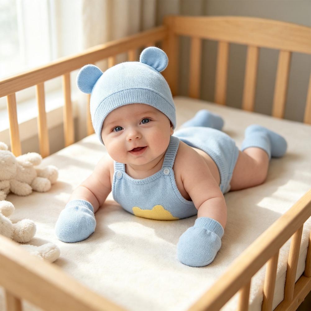 Ensemble de protège-pieds et d - Infant Beanie Hat With Ears avis et prix