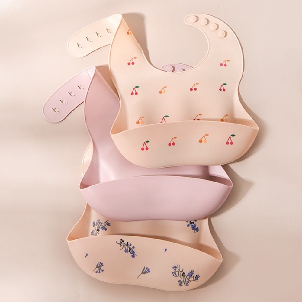 Nouveau bavoir en silicone pou - Waterproof Baby Bibs Silicone avis et prix
