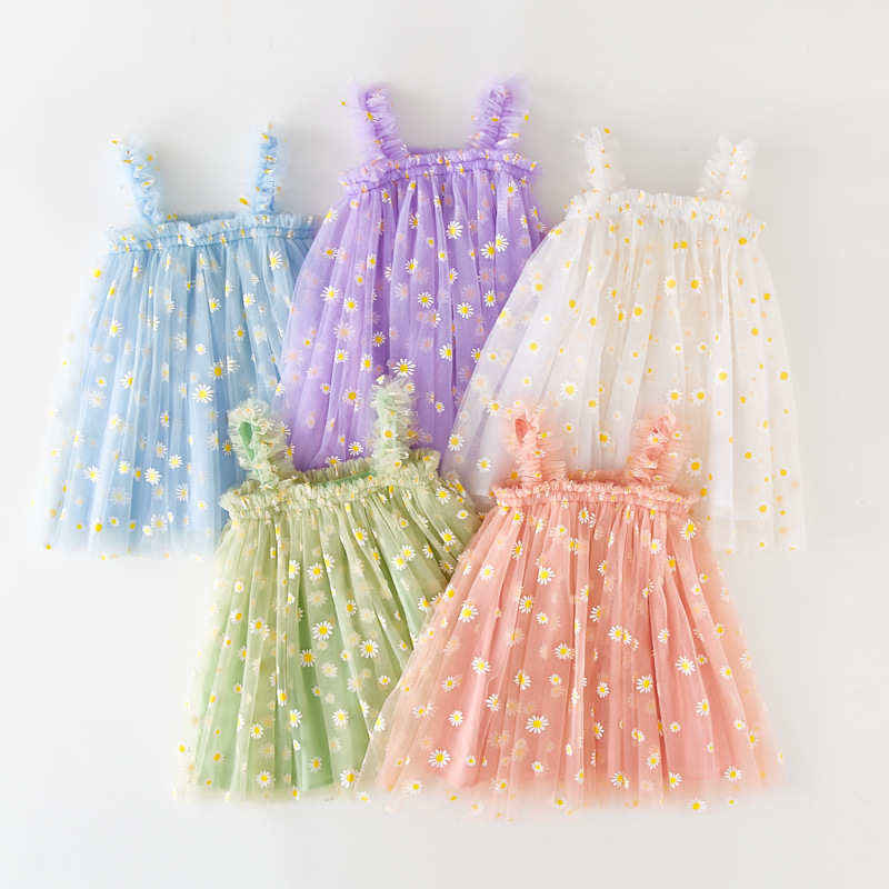 Robe en tulle pour bébés fille - Toddler Girl Tulle Party Dress avis et prix